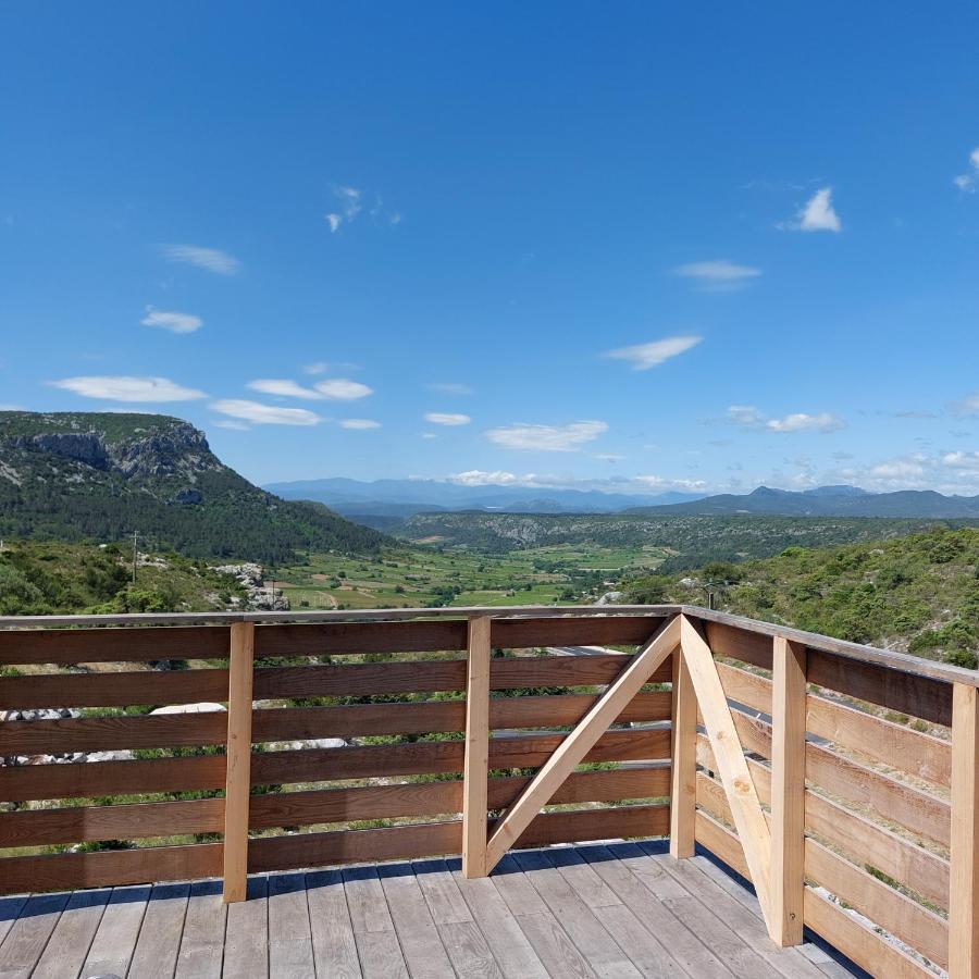 Lodge Avec Vue Imprenable ! Vingrau Bagian luar foto